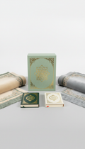 Luxury Quran & Prayer Mat Gift Set – Sage Green Edition
